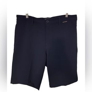 BLACK CLOVER Live Lucky Men’s Size 34 Blue Flat Front Performance Golf Shorts